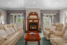  41F Sunninghill Ave Burradoo NSW 2576 Set against a backdrop of lush park-like gardens, this property offers a picturesque outlook that invites tranquillity into everyday living. With its north-facing orientation and expansive verandahs, bask in the warmth of the sun while enjoying unparalleled privacy. Inside the timeless Harkaway Home lies a haven of comfort, complemented by a multipurpose studio that stands fully detached. Whether you're nurturing your creativity in an art studio, indulging in your hobbies in a mechanic workshop, or prioritising your wellness in a private gym with its own bathroom, "The Elms" offers limitless opportunities for fulfilment in a setting where privacy and natural beauty converge. Welcome to a lifestyle redefined. Features include: Ducted central heating Gas log fire “Heat Charm” with granite hearth Split-system air conditioner Entrance foyer 9-foot ceilings Open-plan kitchen/dining room with access to undercover outdoor entertaining area Living area with access through French doors to a second undercover outdoor entertaining area Surround-sound in media room with bi-fold doors for privacy Bespoke features including dado rails, stained-glass windows and lining boards Ilve 5 burner gas hob Westinghouse wall oven Bosch dishwasher Glass splash backs  Stone bench tops Island bench Main bedroom with ensuite and bay window seat Bedrooms 2 and 3 with built-in wardrobes and picture windows Main bathroom with bath Attic storage Linen Press Laundry with external access Double garage with electric door Carport Open-air parking Concrete driveway Multiple-purpose studio (converted stable) with lacquered concrete floor, bathroom, storage area and bifold doors Security alarm Fenced vegetable patch Barn-style garden shed with double door and pedestrian access Utility shed Tank for grey water Established parkland garden including cypress hedging, elms, evergreen magnolia, and camellias 
