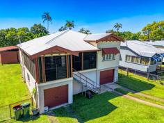  11 Ryan St East Innisfail QLD 4860 $310,000 11 Ryan Street, East Innisfail Lovely, high set Queenslander This spacious family home or rental offers a variety of features on the upper level. It includes a versatile third bedroom or office space, a generously sized kitchen, and ample living and dining areas. The bathroom is also spacious and conveniently includes a separate toilet. Additionally, the home is conveniently located near the river for those who enjoy fishing and is just a short drive away from town. Downstairs features a second living area, perfect for a teenage retreat. It also includes a convenient second toilet and bath, a laundry area, and a double lockup garage. There is a generous amount of storage space under the house, providing plenty of room to keep things organised. Additionally, the property boasts a large man shed at the rear, with enough space to accommodate up to four cars. Outdoor Features: There is side access on both sides of the property. The back area is fully fenced. Located on a spacious 1012 m2 lot, this property features partial fencing. 