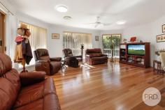  17 Herden Road Tamworth NSW 2340 $969,000 Pure exquisiteness on a sprawling 5,460sqm block in the heart of Kingswood you will find 17 Herden Road. This magnificent slice of paradise features beautiful, manicured gardens as far as the eye can see along with established trees and bushes. As you make your way up the stairs and enter this stunning home you are greeted with lovely stained-glass features incorporated into the front door, off to the left you will find an enormous sized bedroom with large glass windows that allow the natural light to seep through and fill this wonderful space. Making your way through you will come across the master bedroom that boasts a large walk in robe along with a private ensuite attached, with glass sliding doors that allow you personal access out to the back undercover patio area this room provides ultimate luxury and comfort for parents to relax. The remaining two bedrooms both offer built in robes, ceiling fans and large windows for stunning outlooks. Throughout the home you will notice plenty of storage space and charming stained-glass windows featured in the doors to the loungeroom, fitted out with reverse ducted aircon as well as gas points for heating. Make your way outside to the tiled undercover alfresco area with an installed vergola making this the perfect place to spend your evenings or for when you are entertaining friends and family, the picturesque outlook of magical gardens instils the calm and relaxing feeling this home offers. At the front of the property you will find a double lock up garage with a double carport extension attached. This shed is fully insulated with a shower, toilet and basin installed as well as an additional three bay lock up garage with an additional three bay carport extended off the front. This offers you an ample amount of car and storage space or the opportunity to create a great workshop or mancave, all of this is easy accessible with a asphalt driveway. 17 Herden Road also has 14 solar panels installed along with a solar hot water system that feeds the house. 