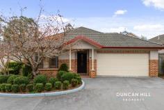  Unit 6/19 Oaklands St Mittagong NSW 2575 Nestled within a picturesque community of just 7 villas, this delightful and spacious home offers an inviting retreat with its sun-drenched patio and lovely garden. Impressively, the property boasts two separate living spaces to ensure everyone is catered for. The interiors are designed to feel fresh and light, enhanced by the 9-foot ceilings and the wide, welcoming hallway. The established gardens surrounding the villa provide a sense of privacy and contribute to the overall relaxed ambience of the complex, making it an ideal place to unwind and enjoy a simple life. You are tucked away in a tranquil corner of Mittagong and conveniently located just a short drive to the bustling town centre, ensuring that all necessary amenities and services are within easy reach. We would love the opportunity to show you through this lovely property and help you envision your future in this beautiful community. Features include; Gas ducted heating | Gas bayonets | Electric ducted cooling | Ceiling fans Timber flooring | North-facing and open plan kitchen/dining/living | Formal lounge room French doors that can discreetly separate the kitchen/living dining from the remainder of the home Island bench/breakfast bar | Large walk-in pantry/store BOSCH dishwasher | NEFF 5 burner gas cooktop | NEFF electric oven Zip Hydro tap for chilled and boiling filtered water Linen Press | Laundry with external access Fully fenced | Established easy-care garden Double garage with electric roller door 