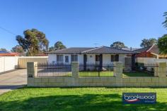  5 Burrowa St Armadale WA 6112 $699,000 Centred on a corner block behind an iron and sandstone fence with an automatic gate and broad front lawn, this family home delivers modern living with spacious interiors, a poolside alfresco entertaining area and a powered workshop with drive-in access. Freshly painted inside and out and boasting a bright neutral palette of colours, tiled floors in the central living areas and warm laminate timber floors in the bedrooms, the home is the perfect setting for generations of making memories. 4 bedrooms 2 bathrooms 1978-built brick and tile Fresh paint inside & out Bright modern kitchen Large junior bedrooms Secure parking for 4 cars Poolside alfresco entert. Drive-in 6 x 7 pwd shed 746 sqm fenced crn lot Steps from local reserve A front porch fashioned from the original carport leads into a small entryway, the perfect drop-spot for bags and keys before continuing straight ahead into a formal dining/playroom and kitchen or turning left into the open plan family room/meals area. Tiles run underfoot in the busy shared living spaces, ensuring a smart, modern look and easy-care practicality. Ducted evaporative cooling provides summer climate control across the home and is supplemented by split systems in the main and two junior bedrooms. A gas bayonet is fitted to the family room. The generously proportioned open-plan living zone flows into the bright, family-friendly kitchen where a U-shaped benchtop surrounds an electric oven, 5-burner gas hob and dishwasher. A white tiled splash back, built-in pantry and ample storage make for stress-free meal prep and clean up. Adjoining the kitchen is a multi-use room that could be styled as a formal dining room or a fantastic playroom, study or screen room where the kids are within eye and earshot while you catch up on their day and prepare dinner. The principal suite sits at the end of the bedroom hallway. It boasts split-system air conditioning, direct access to the alfresco and pool area, a bedroom that will comfortably accommodate a king-sized bed and timber laminate floors. A huge, fully tiled ensuite with a corner spa bath, double shower, double vanity and a triple built-in robe complete this expansive parents’ retreat. A separate WC sits off the hall. All three junior bedrooms boast a wardrobe recess and timber laminate floors. These generously proportioned rooms – large enough for double or queen-sized beds – are sure to delight kids of all ages. They share a fully tiled family bathroom fitted with a shower, vanity and WC. Extending across the rear of the home, the gabled alfresco with retractable blinds is a fantastic living and entertaining space year-round. It has views across the backyard and a below-ground pool. The perfect setting for impromptu alfresco dining, casual barbecues or memorable family celebrations, this multi-use space has ample room for seating, dining and relaxing. A high gate at one side of the property opens to access the powered workshop; a small garden shed is hidden behind a fence at one end of the front porch. No matter the age or stage of your family, this home is up to the demands of daily life. A fully fenced lot gives kids and pets a safe place to run and play and Reg Williams Reserve at the end of the street expands their horizons. The ongoing upgrade of the Armadale line will transform train travel for residents. Local schools, daycare and shopping are all within easy reach. The nearest bus stop is around a 12-minute walk. 