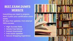 Why Choose DumpsArena? Extensive Collection of Exam Dumps DumpsArena stands out due to its extensive and diverse collection of exam dumps. Whether you're preparing for IT certifications, project management exams, or any other professional certification, DumpsArena has you covered.    Best
Exam Dumps Website   The platform offers exam dumps for popular certifications such as Cisco, Microsoft, CompTIA, PMI, and many others. This wide range of offerings ensures that candidates can find the specific exam dumps they need to succeed. High-Quality and Up-to-Date Content One of the key factors that set DumpsArena apart is the quality and accuracy of its exam dumps. The team at DumpsArena understands the importance of up-to-date and relevant content. Therefore, they regularly update their exam dumps to reflect the latest exam patterns, questions, and answers. This commitment to quality ensures that candidates are studying the most current and accurate information, giving them a significant advantage on exam day. User-Friendly Platform DumpsArena’s platform is designed with the user in mind. The website is easy to navigate, allowing candidates to quickly find and access the exam dumps they need.  Exam Dumps   Additionally, the platform offers various features such as search filters, categorization, and detailed descriptions of each exam dump, making it easy for users to identify the right materials for their specific certification exams. Verified and Authentic Dumps To ensure the reliability of their materials, DumpsArena verifies and authenticates all exam dumps before making them available to users. This rigorous verification process involves cross-referencing with actual exam content and feedback from successful candidates. As a result, users can trust that the exam dumps they purchase from DumpsArena are genuine and reflective of the real exam. Comprehensive Study Materials DumpsArena doesn’t just stop at providing exam dumps. The platform also offers comprehensive study materials, including practice tests, study guides, and detailed explanations of answers. These additional resources are designed to enhance the learning experience and provide candidates with a well-rounded preparation strategy. For
More Free Updates >>>>> https://dumpsarena.com/ 