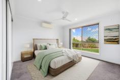  3 Mowbray Place Urraween QLD 4655 $719,000 This tidy home is positioned on a low maintenance allotment with great side access in a quiet street and is ideal for those looking for a tidy, easy-care home, a lock up and leave while they travel or attractive investment property to add to their portfolio. Positioned amongst other quality homes your search for the perfect home or an excellent opportunity for capital growth is superbly positioned within close proximity to schools, local shops, medical precinct, parklands & bikeways. The property comprises of three bedrooms, two bathrooms, open plan living & dining areas, well equipped & modern kitchen, separate laundry, side access & undercover outdoor entertaining area. This home is in great condition with plenty of room to add your own personal touches. Features Include: Open plan kitchen, living and dining with air-conditioning, flowing onto undercover alfresco area via sliding doors Modern kitchen with downlights, electric appliances, dishwasher, and island bench with stone benchtops Master bedroom with air-conditioner, ensuite bathroom and walk in wardrobe Two additional bedrooms, one with air-conditioner, both with built in wardrobes and ceiling fans Convenient study nook Family bathroom with separate toilet European laundry in garage Double attached garage with automatic lift door and epoxy flooring and direct external access Large undercover, tiled entertainment area Side access to ample backyard Lawn locker/ garden shed Solar hot water Tidy gardens with low maintenance landscaping 600m2 fully fenced allotment Located in a quiet location and only a short distance from all major amenities including Eli Waters Shopping Centre, the medical precinct including the private and public hospitals, St James Lutheran College, Bayside Christian College, Zavier Catholic College, Yarrilee State School dog parks, and other major amenities. 