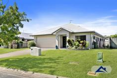  20 Quinn Drive EDMONTON QLD 4869 $570,000 This immaculate house on a generous 660m2 allotment, is designed for any family in search of a spectacular property to call home. Generously sized and capturing an abundance of natural light, this loving home is warm and welcoming from the moment you step inside. The modern galley kitchen features timber toned benchtops, stainless steel appliances and is finished with a central preparation bench, great for interaction within this space. The sliding doors unfold to the huge rear patio, making entertaining and outdoor living easily accessible through the dining and lounge areas. Filled with natural light, the enormous master bedroom includes a walk-in robe, air-conditioning and a well appointed ensuite. A further two wooden floored bedrooms are generously size - much larger than the standard home, provide excellent accommodation for the entire family and are serviced by a main, immaculate bathroom which includes a double shower. Fully fenced, the open and grassy lawn is a great outdoor area, perfect for children to play. This flat space also offers great potential to further landscape or add a pool to suit your desires. The property also has side access - where a landing pad has been made to accommodate a caravan or boat and hosts a fully secured rendered shed - approx. 3m x 4m. The home accommodates a double car remote controlled garage with a polished concrete floor and it has access direct into the home. 6.5 kw solar panels have been installed. Surrounded by great homes in Sugarworld Estate, this residence is a short walk from public transport as well as an array of local parks, plenty of surrounding shops, great schools and sporting prescient. This is an exciting chance to secure a lovely home in a family neighbourhood. 