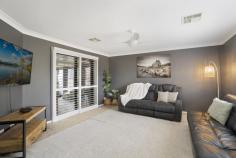  7 Pinetree Pl Ashtonfield NSW 2323 $950,000 - $1,030,000 – A fresh new look and feel throughout with many upgrades including modern aluminium plantation shutters. – Potential fifth bedroom if required. – Four double bedrooms all built in robes plus ceiling fans, the Master bedroom offers a full-size bathroom with updated fittings and look. – Stylish cabinetry with a brand-new stone benchtop, splashback & black granite sink & matching tapware. – Climate control- Brand new Daikin ducted air conditioning system with zoning, ceiling fans throughout, reverse cycle split system & brand-new slow combustion fire. – Spacious living with large home theatre room or potential fifth bedroom. – The games room is a must see! 9.0m x 4.5m holding a pool table that can be included with the sale. Perfect for all seasons. – Garaging & storage, attached 6.0m x 6.0 garage with epoxy flooring & storage cabinets, plus a 4.0m x 5.0m detached Colourbond shed fully insulated and ideal for extra storage, home office, or studio. Off street parking for a caravan, boat or extra cars. – Very secure entry with a 1.8m high electric remote gate. – Energy efficiency with 18 solar panels, 6kw system and five 1000ltr water tanks that can easily supply the Colourbond shed. – Location and lifestyle set on a private 768m2 block, this home is just minutes from Stockland Greenhills, the new Maitland Hospital, public and private schools, and local transport all within a 30 minute commute to the Newcastle CBD 