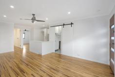  Unit 4/366 Wollombi Rd Bellbird NSW 2325 $395,000 - $410,000 – Recently renovated strata unit in popular Bellbird! – Nothing to do here but unpack and move in – Modern kitchen with stone benchtop, electric cooking and plenty of storage space – Open plan living area with split system A/C and ceiling fan – Two bedrooms, both with ceiling fans and built in robes – Beautiful bathroom with floor to ceiling tiles and striking feature floor tile, laundry of similar theme. Both are hidden by a feature barn door – Fresh and bright colour scheme with a black and white theme on the fixtures throughout – Low maintenance flooring flows through the entire unit – Easy to maintain private courtyard and single dedicated carport complete the package – Walk to all of Bellbird’s amenities, public transport at your doorstep – A fantastic opportunity to enter the market either as a downsizer, investor or home buyer 