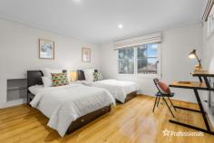  32 Oakleigh Crescent Ormond VIC 3204 $1,280,000-$1,350,000 Immaculately presented, this spacious double-story home exudes elegance and the warmth of family living, seamlessly blending location with lifestyle in the highly sought-after McKinnon Secondary Zone. The free-flowing design effortlessly connects the open living area, featuring a gas fireplace, to a light-filled dining space with a charming bay window and an entertainer’s kitchen, complete with a breakfast bar. Enhancing the home’s entertaining appeal is a sunroom, thoughtfully equipped with cabinetry and a sink. The home boasts four generously sized bedrooms, all with built-in robes. The master bedroom, located downstairs, impresses with its walk-through robe and ensuite. Additionally, a central bathroom with a separate toilet adds to the home’s functionality. Timber floorboards run throughout, adding warmth and style, complemented by a downstairs powder room, a fully fitted home office, and a large landing area at the top of the stairs, ideal as a kids’ retreat. The large laundry with built-in storage and a paved outdoor area add to the home’s practicality. Quality features include ducted heating/air conditioning, double-glazed windows, a garden shed, a water tank, under-stair storage, and a double garage with internal access. This home is perfectly positioned within the zones for both McKinnon Primary and Secondary schools, with close proximity to Kilvington Grammar, Caulfield Grammar, Joyce Park, Chadstone Shopping Centre, and walking distance to the shops, cafes, restaurants, and transport on North Road. 