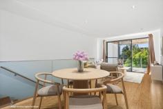  6/483 Crown Street Wollongong NSW 2500 $600,000 Generously proportioned yet low in maintenance, this two-bedroom townhouse offers all the space you crave on a manageable scale. From the moment you approach its striking facade, you'll be captivated by its perfect blend of style and functionality. Spanning two levels, this residence offers a generous sense of space, with sleek bamboo flooring throughout and thoughtfully crafted details in every corner. Both bedrooms feature built-in robes, while the modern gas-equipped kitchen boasts stunning stone bench tops and ample storage. A convenient study nook adds versatility, ideal for students or WFH professionals, while the sun-kissed balcony provides plenty of space for alfresco entertaining and a tranquil potted garden. two-bedrooms with BIRs, double-garage modern kitchen wiht stone bench tops a study nook for students, WFH professionals bamboo flooring, two levels, euro laundry sun-kissed balcony perfect for entertaining 