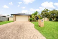  18 Monterey Way Calliope QLD 4680 $595,000 If you are looking for a modern 4 bedroom, 2 bathroom family home in a quiet family friendly neighbourhood then look no further than 18 Monterey Way, Calliope. A unique feature of this home is the privacy, with bush-land at the side and rear of the property. This beautifully maintained residence built in 2007, with a large kitchen, separate living areas, double lock up garage and in-ground pool is on the market. At first glance, the home's curb appeal is immediately evident, with a neatly designed front lawn that sets the tone for the rest of the property. As you approach the house, the solid double timber doors at the entryway create an inviting atmosphere, offering a glimpse into the well considered interior. Adjacent to the spacious entry area, is the cosy media room, neatly separated from the living area with soft carpeting and split air-conditioning. Further towards the heart of the property, you'll find the well-designed kitchen, living, and dining areas, all seamlessly connected for modern living. The kitchen is generously sized, with ample cupboard space and a large central bench that not only provides plenty of prep room but also doubles as a convenient breakfast bar. A separate pantry offers additional storage plus a plumbed-in refrigeration ensures all your needs are met. With an electric stove and oven, this kitchen is perfect for whipping up your favorite meals, whether you're preparing a casual breakfast or hosting a dinner party. Relaxing in the living room is a true pleasure, with cool, easy-to-maintain tiled floors. The space is perfect for unwinding after a long day, with a ceiling fan ensuring year-round comfort. This area also provides direct access to the three bedrooms, bathroom, and the outdoor entertaining space. Whether you're enjoying a family movie night or simply lounging with loved ones, the living room offers everything you need. All of the bedrooms are generously sized, accommodating a queen bed and are carpeted for added comfort. Each room features built-in wardrobes and ceiling fans for convenience, while three of the bedrooms are also fitted with split air conditioning, ensuring a cool and comfortable environment year-round. The master bedroom is particularly inviting, offering a cool, breezy atmosphere with a lovely view of the outside greenery. It boasts a spacious double mirrored built-in wardrobe and a private ensuite, with the added comfort of split air conditioning. The modern bathroom is designed for both relaxation and convenience. It features a separate, deep bath perfect for a long, soothing soak, while the separate shower offers a practical solution for those busy mornings when you're on the go. The covered entertainment area, easily accessible from the living room, is the perfect spot for socialising with friends and family. Whether you're enjoying an afternoon swim in the pool or firing up the BBQ for a casual cookout, this outdoor space is ideal. The backyard offers plenty of privacy, with a peaceful bush outlook providing a serene backdrop. It's a secure and spacious area, making it perfect for the kids to play safely while you relax and entertain. AT A GLANCE Security screened throughout Two separate living areas Private backyard & side of property with bush-land Lovely quiet street surrounded by quality established homes Close to school, shops and park In-ground pool Side access - room for boat or caravan Two separate sheds (one powered for your workshop and the other for pool supplies & equipment). 
