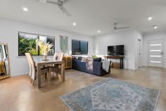  4 Fuchsia Street Djugun WA 6725 $875,000 Expertly constructed in 2020 by renowned Broome Builders, this stunning 4 bed, 2 bath home delivers a masterclass in modern family living. Feature-packed from front to back, with flexibility to match, it truly is the perfect home for families at all stages of life. Part of a vibrant and family-friendly community, it's the ultimate location and lifestyle package with a new park and playground less than 50m away. From the front, the home boasts stunning street appeal with its modern design and fully landscaped and reticulated tropical gardens with stone garden beds. The large double carport has room for two vehicles with a separate driveway with sliding gate entry providing plenty of secure parking for a boat, caravan or trailer. Inside delivers a seamless blend of space and style with spacious open-plan living and dining with feature concrete floors, light & bright paintwork and plenty of natural light streaming in. The modern open kitchen is sure to impress, boasting white gloss cabinetry, feature tiled splashback, built-in pantry, feature hanging lights and floating island breakfast bar. Other key features include the modern main bathroom, separate laundry with built-in linen cupboard, modern downlights, ceiling fans, air-conditioning, window blinds, security screens and more! The home itself boasts 4 large bedrooms, all with built-in robes and air-con, including the spacious front Master, complete with big walk-in robe and private ensuite. Designed with outdoor living in mind, the spacious undercover alfresco with feature black ceiling fan is ideal for entertaining, overlooking expanses of lush green grass and beautifully landscaped, reticulated gardens. The stunning below-ground pool and pergola area offers your own tranquil escape with a large lock-up garden shed for all your tools and toys. And it doesn't stop there! The jewel in the crown is the fully insulated and powered 7m x 3m shed with rollerdoor entry. Boasting polished concrete floors, air-conditioning and built-in cabinetry/cupboards, the flexible space is ideal for a teenager's retreat, guest space, home gym or workshop. Located just a 2-minute drive from Chinatown and close to parks, shops, Roebuck Primary School and Cable Beach, it's the perfect home to start or raise a family. 