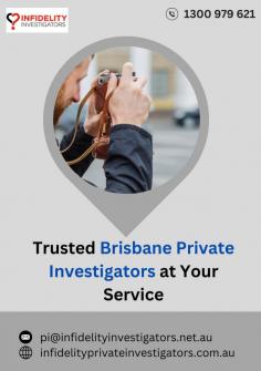 Looking for reliable Brisbane private investigators ? At Infidelity Private Investigators, we specialize in discreet and professional investigative services tailored to your needs. Our experienced team handles cases involving infidelity, surveillance, and background checks, ensuring thorough and confidential results. We understand the sensitivity of your situation and prioritize your peace of mind. Contact us today to discuss how our Brisbane private investigators can help you uncover the truth and provide the answers you seek.