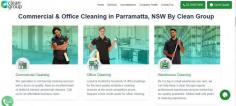 Clean Group provides top-rated commercial cleaning services in Parramatta , NSW, ensuring spotless, hygienic, and safe work environments for offices, retail stores, medical centers, and more. Our experienced cleaners use eco-friendly products and advanced cleaning techniques to deliver exceptional results. Whether you need regular office cleaning, deep cleaning, or strata cleaning, we tailor our services to meet your business needs. Trust us for reliable, high-quality cleaning solutions that keep your workplace fresh and inviting. Contact us today for a free quote!