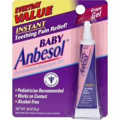  The Anbesol Baby Teething Pain Relief Gel (0.33oz) is currently available for $3.99 (originally $4.99). It provides soothing relief for babies experiencing teething pain. Unfortunately, this item is currently out of stock. Purchase link:https://wholesaledynasty.com/product/anbesol-baby-teething-pain-relief-gel-0-33oz/  