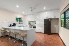  13 Bowerbird Loop Djugun WA 6725 $699,000 What are you looking for in a family home? Is it space or style? Location or liveability? Whatever it is, you'll find it, and more, in this beautifully crafted 3 bed, 2 bath Roebuck Estate home. As unique as it is stunning, this home offers modern, functional living, in a sought-after estate location. And it doesn't stop there. An entertainer's dream, you'll discover feature-packed living spaces both inside and out and a flexible floorplan perfect for families at all stages of life. From the front, the home boasts great street appeal thanks to established tropical gardens, towering mature palms and lush green lawn. The large double carport has room for two vehicles with plenty of additional stone and driveway parking, and gated side access to secure shaded parking at the rear. Feature-packed from front to back, the light and bright interior boasts spacious, tiled open-plan living and dining with light and bright paintwork and plenty of natural light. At the heart of the home is the modern central kitchen with beautiful white gloss cabinetry, stone benchtops, stainless steel appliances and big breakfast bar. Other key features include the separate study, large main bathroom with separate shower and bath, outdoor laundry with W/C, large lock-up storeroom for added storage options, air-conditioning, ceiling fans, modern downlights, window blinds, security screens and more. The home itself boasts 3 generous sized bedrooms - all with built-in robes - including the big front Master that comes with an office, large built-in robe, private ensuite and access to the deck. Designed to maximise Broome's outdoor lifestyle, two expansive raised decks offer endless entertaining space, one complete with dual ceiling fans and a built-in bar - guaranteed to impress your guests. A separate gated deck gives you access to your very own shaded private spa, perfect for sitting out and enjoying under the stars, with an outdoor shower to rinse off after. Easy-care gardens keeps maintenance to a low while there's more than enough room to sink a pool and a separate lock up shed for all your tools and toys. Located just a short walk from Roebuck Primary, the kids will be minutes from school, and you'll be within a short drive of both Chinatown and Cable Beach. 