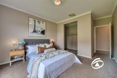  6 Camellia Dr Bunyip VIC 3815 $680,000 - $748,000 Large Scale Family Living Beautifully presented and custom-built, this spacious family home on a secure 721m² allotment offers a true move-in-ready lifestyle with nothing to spend. Designed for effortless comfort, it features two distinct living areas—a formal lounge and an open-plan living and dining space—complemented by a stylish kitchen equipped with 900mm stainless steel appliances, a dishwasher, ample bench and cupboard space, and a walk-in pantry. The home boasts four generously sized bedrooms, including an expansive master suite with a walk-in robe and a full ensuite. The remaining bedrooms are all oversized, each with a walk-in wardrobe, and are serviced by a modern family bathroom and a separate powder room. A versatile study adds flexibility, easily converting into a third living area or a functional home office. Step outside to a fantastic alfresco area, perfect for entertaining, overlooking a spacious backyard with lush, established gardens and a well-maintained lawn. Additionally, side access for extra vehicles, boats, or trailers can be conveniently achieved with the simple addition of a side gate. Ideally positioned within walking distance of Bunyip’s Main Street shops, cafés, schools, kindergarten, parks, sporting facilities, and the V-Line train station, this home seamlessly blends rural charm with modern convenience. 