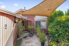  Unit 2/65 Argyle Ave Marleston SA 5033 $595,000-$625,000 In a group of only three, this solid brick single-storey homette will appeal equally to investors and first home buyers alike. A charming paved pathway and abundant private courtyard with shade cloth lead the way from the carport to the front door. Inside, a comfortable living space is complete with a split system and a combustion heater for keeping cosy during the cooler months. An adjacent formal dining space is easily accessible from the updated timber U-shaped kitchen, where gas cooking, a dishwasher, double sink and plenty of functional storage will have cooks feeling right at home. Two carpeted bedrooms with ceiling fans are separated by a renovated central bathroom with shower over spa bath, the master with built-in robe. An additional rear courtyard, again shaded, makes for a lovely private alfresco entertaining space, complete with garden shed. More to mention: - Carport with electric roller door - Solar panels - Gas hot water system - Separate laundry - Roller shutters Just over a kilometre from the expansive Weigall Oval Reserve and within walking distance of Rex Reserve, from here you'll find easy access to bus and tram transport, schools, Kurralta Park Shopping Centre and Adelaide Airport, central to city and sea. A neat little investment in a top Marleston spot. 
