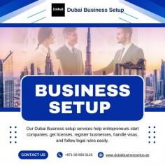  Starting a business involves multiple steps, and at Dubai Business Setup, we make it easy for you with our business setup consultants in Dubai . Our team provides a smooth and hassle-free experience from legal formalities to infrastructure setup. Whether you're a local entrepreneur or a foreign investor, our tailored solutions cater to your needs.  