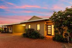  10/13 Bandicoot Loop Djugun WA 6725 $530,000 Stephen Cole is proud to present 10/13 Bandicoot Loop, Djugun. Delivering space, style and easy-care living, this modern and well-maintained 2 bed, 2 bath property offers a home and lifestyle package perfect for almost everyone. Part of a popular complex in the family-friendly, community-focused Roebuck Estate, the home blends features with functionality with a flexible floor plan that maximises every inch of available space. Whether you're looking for the perfect easy-care home, the ideal lock & leave, low-maintenance staff accommodation or a high-return investment, this perfect little property certainly won't disappoint. Safe and secure, the complex boasts a modern look, complete with rendered exterior walls and mature tropical gardens. Up the driveway, you'll find the double carport, which can accommodate two vehicles as well as two separate entryways, one front door and an additional carport entry for easy access. There's also a lockup rear storeroom providing additional storage options. Light and bright, the spacious tiled interior boasts open-plan living with a feature timber-framed entry and plenty of natural light. At the heart of the home is the modern kitchen, complete with stone benchtops, stainless steel oven and gas cooktop, tiled splashback and a big breakfast bar. Other key features include a modern bathroom, European laundry, modern downlights, air-con, ceiling fans, window blinds and more. The large rear bedroom boasts a big built-in robe, louvre windows and access to the alfresco area, while you're sure to love the spacious front Master suite complete with a large walk-in robe, louvre windows and private ensuite. Maximising indoor/outdoor living, large sliding doors open out to the paved undercover alfresco with dual ceiling fans, ideal for entertaining. The low-maintenance gardens require minimal upkeep, while the beautiful rear deck with an outdoor shower is perfect for rinsing off after a trip to the beach. Located in a quiet central street and close to parks, shops and schools, it's the perfect location and lifestyle combination. And if you're lucky, it could be yours. 