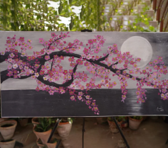 Discover the enchanting beauty of a cherry blossom moonlight canvas painting online , where delicate blooms glow under a serene night sky. Perfect for art lovers, this exquisite piece brings tranquility and elegance to any space. Explore the magic of nature’s harmony today! 