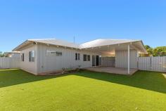  35 Magabala Road Bilingurr WA 6725 $869,000 Stephen Cole is proud to present 35 Magabala Road, Bilingurr. Thinking of building your very own dream family home? Why wait when we've got one right here waiting for you! Built in 2025 by master constructors, North West Builders, this stunning 4 bed, 2 bath home is a masterclass in modern family living. Boasting a modern, flexible design, with high-end features and finishes throughout, it's everything you're looking for in a family home and more! With a formal Letter of Offer submitted by a corporate tenant or vacant possession available, the choice to nest or invest is yours! You can either move straight in or enjoy $1,500 in corporate rental return every week for the next 5 years - talk about ROI! Let's take a look at the home itself. From the front, your eyes will be drawn to the modern, sleek design, low-maintenance gardens and lush, manicured lawns. The large double carport has room for two vehicles with additional driveway parking, a secure rear storeroom with roller door entry and double gated side access to the rear. Spacious and stylish, the interior boasts expansive open-plan living and dining with light, bright paintwork, feature wood floors, and plenty of natural light. At the heart of the home is the stunning modern kitchen boasting feature pendant lights, stone countertops, feature splashback window, high-end appliances and a butler's pantry. Other key features include the modern main bathroom with floor-to-ceiling tiling and stone benchtops, separate laundry with feature tiling and stone countertops, air-conditioning, ceiling fans, window blinds, modern downlights, plenty of storage and more! The home itself boasts 4 large bedrooms, all with wood flooring, air-con and built-in robes, including the stunning Master complete with study recess, walk-in robe and private ensuite with floor-to-ceiling tiling and stone benchtops. Designed with outdoor living in mind, the paved rear alfresco is ideal for entertaining, overlooking your low-maintenance rear yard. There's plenty of lush green grass for the kids and pets to play and more than enough room for a pool. Located close to local parks and Broome North Primary School, and a just short drive from both Cable Beach and town, the dream home and lifestyle package is right here waiting for you. 