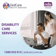  We all know living with disability can be overwhelming at times. But with the right care provider, you can not only cope with it, but also can get your desired goals achieved. Let ZedCare Ability help you get through this transition and let you feel the tinge of independence you have always been looking for. Know more:   www.zedcare.com.au Call us: 1300 933 013 
