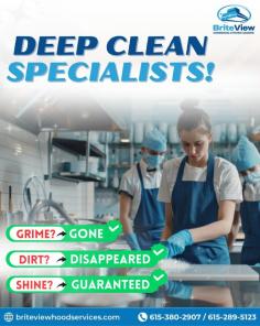  BriteView Commercial Kitchen Cleaning is a state-licensed company, led by Miguel Garcia. He has over 20 years of construction experience delivering exceptional services in Greater Nashville. Miguel, owner/manager of this boutique construction company, has big skills and experience that ideally fit with homeowners as well as small local businesses, national companies, and regional firms. Our projects are completed on time and in budget… built with your vision as our main focus. 