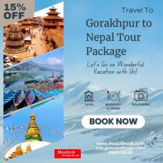  Are you ready to embark on a journey filled with breathtaking
landscapes, ancient temples, vibrant cultures, and unforgettable memories? 
At Musafircab , we invite you to
experience the magic of Nepal with our specially curated Gorakhpur to Nepal Tour Packages . 
