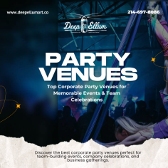  Discover the best corporate party venues perfect for team-building events, company celebrations, and business gatherings. From elegant spaces to unique settings, find the ideal location to impress your guests and elevate your next corporate event. 