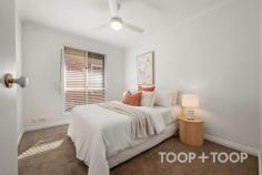  13 Gelland Pl West Croydon SA 5008 $849,000 Situated at 13 Gelland Place, West Croydon, this three-bedroom residence blends contemporary design with practical living. Just eight kilometres from the CBD, it offers easy access to city life while maintaining an air of tranquillity. The heart of the home is its open-plan living area, tailor-made for relaxation and socializing. Filled with natural light, this space seamlessly flows into an outdoor entertaining area, complete with automatic outdoor blinds, perfect for gatherings in any season. The primary suite adds a touch of luxury, featuring private access to a rear deck, ideal for leisurely mornings or peaceful evenings. Features We Love: - Three spacious bedrooms - Two bathrooms - Open-plan living area with smooth indoor-outdoor flow - Primary suite with private deck access - Evaporative cooling and gas heating, including a cozy fireplace, for year-round comfort - Solar panels and a 1000L rainwater tank promoting sustainability - Proximity to the vibrant Queen Street café strip - Several schools a short stroll away Highlighted by thoughtful amenities, the property ensures convenience and security with roller shutters on all windows and doors, a triple lock screen door, and a ducted vacuum system. With climate control features like evaporative cooling, a gas wall heater, and a gas fireplace, the home remains comfortably inviting year-round. Eco-conscious elements such as solar panels and a substantial rainwater tank underscore its sustainable living credentials. This prized location offers easy access to the lively Queen Street café strip and several local schools, enhancing this urban retreat's allure. In summary, 13 Gelland Place promises sophisticated living within a desirable suburban setting. Its blend of modern amenities, security features, and strategic location makes it an exceptional choice for those seeking a refined, city-adjacent lifestyle. 