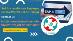  SAP SuccessFactors Employee Central Payroll is growing rapidly. Organizations are seeking trained consultants who can implement, configure, and support cloud-based payroll solutions that integrate seamlessly with HR core systems. https://www.proexcellency.com/products/sap-successfactors-employee-central-payroll-online-training info@proexcellency.com , +91-9148251978,+91-9008906809 