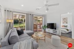  2A Allott Court Spring Gully VIC 3550 $575,000 - $625,000 Designer style meets unwavering low maintenance at this beautifully renovated 3-bedroom home on an easy-care allotment in a quiet and sought-after pocket of ever-popular Spring Gully. Perfect for retirees, young professionals and even first-home buyers, the sun-swept offering has been finished to a high standard throughout and includes distinct living and dining areas separated by a centrally positioned entertainer's kitchen. Flaunting a sophisticated colour palette, this chef's dream setting is highlighted by a chic tiled splashback, ebony cooking appliances and a fully integrated dishwasher. The serene master bedroom with walk-thru robes enjoys direct access to the semi-ensuite bathroom which has been updated to impress with LED bathroom mirror with a Bluetooth speaker. Two additional bedrooms are also offered along with a smartly appointed laundry and garage with handy shopper's entry. Striking barn doors, glorious wide-board flooring & plush carpeting are among the luxurious extras, while other notable features include refrigerated heating and cooling, a 6.29kw solar array & undercover alfresco patio for endless outdoor enjoyment. Set amongst leafy yet easy-to-maintain gardens, 400m to Bus Stop and short walk to One Tree Hill park and Spring Gully Trails for hiking and mountain biking, the home is close to a host of local amenities including the primary school, Latrobe University, One Tree Hill Hotel and the post office, while Bendigo's CBD is within reach for a stress-free workday commute. 