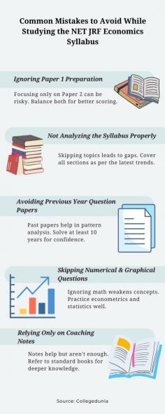 Master NET JRF Economics with the right strategies. Avoid common mistakes, improve time management, and enhance your exam preparation for better results.