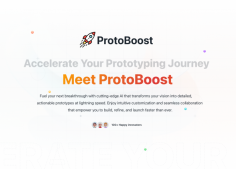  ProtoBoost is an AI-driven prototyping platform that accelerates product development by transforming ideas into functional prototypes. Using advanced AI algorithms, it streamlines brainstorming, design, and visualization, ensuring rapid prototyping with AI. As an AI prototype generator , ProtoBoost enhances AI-powered product innovation, making concept-to-prototype transitions faster, smarter, and more efficient. 