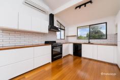  52 Gordon Street Armidale NSW 2350 $575,000 - $630,000 Welcome to 52 Gordon Street, a beautifully renovated three-level home nestled in a sought-after North Hill location. Situated close to primary schools, parks, and corner stores, this property combines modern living with everyday convenience. This thoughtfully updated residence boasts three generously sized bedrooms, each with built-in wardrobes and plush grey carpet. One bedroom features a built-in study desk, while another is equipped with a TV mount — ideal for a relaxed, modern lifestyle. The main bathroom has been stylishly renovated, complete with an oversized shower, heated towel rack, floating vanity, and a separate toilet. Upstairs, you’ll find the light-filled living, dining, and kitchen space. The living room is enhanced with high ceilings, a built-in TV unit, and soft carpeting. The sleek kitchen is appointed with brand-new appliances, including a black SMEG oven and dishwasher, subway tiling, black fittings, ample cupboard space, and reverse cycle air conditioning. The adjoining dining area opens onto two balcony spaces, offering seamless indoor-outdoor dining options. On the ground level, the home features a mudroom with additional toilet facilities, a laundry, and internal access to the double lock-up garage. Outside, the property continues to impress with manicured garden beds, a fenced area with a boutique-style chicken coop, solar panels, and easy-to-maintain lawns — all set on a generous 910 square metre block. Experience contemporary comfort in a prime location at 52 Gordon Street — a perfect blend of style, space, and convenience. 