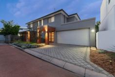  9C Hardey Rd Maylands WA 6051 $1,279,000 Beautifully positioned alongside Hessy Reserve and just 250m from the rivers edge this modern custom designed high spec home has an excellent floor plan and viewing will impress! With quality fixtures & fittings throughout, this lovely double storey family home is set on a 350m2 block of land and represents outstanding value. Features include: • Stunning kitchen with stone waterfall benchtops, dishwasher and 900mm gas cooktop. • Spacious open planning living area with high ceilings. • Glass sliding doors opening out beautifully to the alfresco and yard area. • Large master bedroom with walk in robes and ensuite. • Generous size 2nd and 3rd bedrooms both with built in robes • Separate theatre room or 4th bedroom • 3rd living area adjoining master bedroom (Parents retreat or study) • Well positioned 2nd bathroom with bath & shower • Plantation shutters and stylish decor throughout • Ducted reverse cycle air-conditioning • Separate laundry and 3 wc’s • Alfresco area with ample yard space front and rear • Reticulated gardens and lawns • Alarm system & solar panels • Double lock up garage with roller door access through to the backyard • Built 2008 – Land size 350m2 Shire Rates $2,568.56 p/a Water Rates $1,340.01 p/a No strata fees Location: • Hessy Reserve 100m • Swan River – 250m • Maylands sport and recreation club – 500m • Peninsula Farm café – 600m • Maylands Waterland – 800m • Noggo’s café – 1.1km • Maylands public boat ramp – 1.1km • Maylands golf club – 1.4km • Maylands Primary school – 2.1km • Coles – 2.8km 