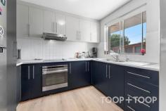  Unit 10/515 Main N Rd Elizabeth SA 5112 $350,000 Nestled in a close-knit community, this charming 2-bedroom home at 515 Main North Road is the perfect retreat for first-time buyers, savvy investors, or those seeking a delightful downsizer. Positioned on the ground level within a small group of homes, it offers a peaceful and private setting, creating a warm and welcoming atmosphere. The home exudes simplicity and practicality, with a seamless flow between the living and dining areas, enhanced by natural light pouring through large windows. The efficiently designed kitchen features sleek cabinetry and modern fixtures, making it the heart of the home where culinary creativity can flourish. Both bedrooms are generously sized and include built-in robes, ensuring ample storage while maintaining a clean and clutter-free environment. The bathroom and laundry area blend understated elegance with functionality, offering convenience and ease. Located just a short stroll from the vibrant Elizabeth Shopping district, this home offers unparalleled convenience. Public transport is within walking distance, and the Adelaide CBD is only 25km away, making connectivity a breeze. Currently leased under a fixed-term agreement until January 2026, with tenants eager to stay on, this property presents an excellent opportunity for investors or those looking to secure their first home with guaranteed rental income. Set within a well-maintained, secure complex, the home also features a cozy courtyard—perfect for enjoying a morning coffee or evening relaxation. A practical one-car garage adds further value, providing secure parking and additional storage. Key Features: • Ground-level unit in a small, tight-knit community • Built in 1960 • Secure, gated complex • Updated kitchen with electric appliances • Updated bathroom • Built-in storage in both bedrooms, plus additional linen press • Low strata administration fees ($589.85 per quarter) and sinking fund ($84.35 per quarter) • Long-term tenancy in place until January 12, 2026 • Zoned for Playford International College and Elizabeth East Primary, with other schooling options nearby 