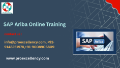  SAP Ariba certification training in Bangalore , offering wonderful instruction, actual-time undertaking exposure, and profession-centered support. As a main cloud-based procurement and supply chain solution, SAP Ariba is in high call for throughout industries such as production, IT, pharma, and retail. Organizations are actively hiring certified SAP Ariba specialists for roles like functional specialists, procurement analysts, and help specialists. info@proexcellency.com , +91-9148251978,+91-9008906809 info@proexcellenc nfo@proexcellency.com , +91-9148251978,+91-9008906809 