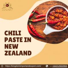 Looking for authentic chili paste in New Zealand ? Kingdom Import and Export delivers rich, flavorful chili paste crafted from sun-ripened peppers and high-quality ingredients. Our chili paste adds depth and spice to sauces, marinades, and global cuisines.