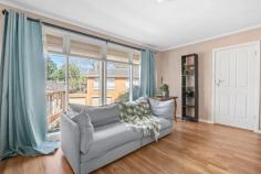  3/52 Williams Street Frankston VIC 3199 $560,000 - $616,000 Nestled on the highly sought-after Williams Street in the heart of central Frankston, this elevated unit offers a peaceful and serene lifestyle in a premier location. With the pristine beach just moments away, picturesque Victoria Park directly opposite, and zoning for the renowned Frankston High School, this home is perfectly positioned for convenient coastal living. Key Features Include: • Two spacious bedrooms with ample natural light • Beautiful timber flooring throughout, adding warmth and style • Low-maintenance courtyard with a deck, ideal for outdoor relaxation • Single lock-up garage for secure parking and storage Offering a blend of comfort, charm, and location, this property is a rare opportunity to secure a lifestyle of convenience and tranquillity. Perfect for first-home buyers, downsizers, or investors alike. 