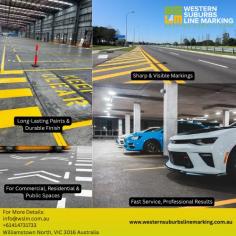  Professional parking line marking enhances both safety and organization. Ideal for malls, offices, apartments, and public lots—these markings help drivers park correctly, reduce confusion, and improve traffic flow. With weather-resistant paint and precision tools, our line marking services are built to last and stay visible. A clean and well-marked parking area reflects professionalism and care. 