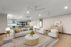  11 Gunian Boulevard Cable Beach WA 6726 $875,000 Big in size and even bigger on features, this huge family home really does have it all! Spread over a massive 752sqm corner block in popular Six Seasons Estate, the massive 4 bed, 3 bath home seamlessly blends space and style to deliver the modern, flexible living every family is searching for. Perfectly positioned opposite a park and just a short walk from the beach, it's a home and lifestyle package that's sure to appeal to a wide range of buyers. Fully fenced with secure gated entry, you'll never be short of parking with a huge shed with dual rollerdoor entry, a large double carport and plenty of secure driveway parking. Boasting a beautiful blend of space and style, the light and bright interior offers expansive open plan living and dining with a neutral colour palette and plenty of natural light thanks to louvre windows. At the heart of the home is the open kitchen complete with built-in pantry, feature tiled splashbacks, large fridge recess, overhead and underbench cupboards and long breakfast bar. Other key features include the large main bathroom, big separate laundry, ducted air-con, ceiling fans, modern downlights, window blinds and more! The bedroom layout sets this home apart with 4 big bedrooms, all with built-in robes and air-con, including 2 Master suites with walk-in robes and ensuites, adding another level of flexibility to this fantastic home. Designed to maximise Broome's famous outdoor lifestyle, doors from multiple rooms open onto the huge rear entertaining area, with ceiling fans, overlooking fully-shaded below-ground pool. There's plenty of lush green grass for the kids and pets to play and a huge additional storeroom that could easily be converted to another bedroom. Located close to local schools, parks, shops, and just a short walk over the dunes to the golden sands of Cable Beach, this amazing family home is sure to attract plenty of attention. 