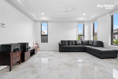  15 WALEY Street Marsden Park NSW 2765 Architecturally Designed this spacious double-storey home is an entertainer's dream. sitting on a high side of the street designed with sleek contemporary aesthetics which is ultra-modern in concept and warmly inviting. Located close to St Luke, Northbourne public and upcoming Elara Village shopping centre. * 4 bedroom, 3 bath,includding 2 masterbedroom house with builder warranty. * Spacious wide entry foyer via large doors. * Massive light filled open plan dining & living zone. * Sleek & stylish kitchen features large island bench with 60mm Caesarstone tops and waterfall edging, quality stainless steel appliances, gas cooking, dishwasher. * 4 indulgent bedrooms with walk-in robes. * 2 Masterbedroom with ensuite bathroom. * 3 ultra modern bathroom with stone-top vanity, bath and shower. * Second luxurious master bedroom downstair. * Modern family bathroom with freestanding bathtub with toilet. * Automatic single lock up garage with internal access. * multi-zone ducted air-conditioning ensure this home sets a benchmark for comfort, style and conscience. * Down-lights throughout the home. * Huge, secure back yard. CURRENTLY RENTED $850/ WEEK. * Short Drive to Business Park - Costco, Ikea, Bunnings,Riverstone ,Schofield's train station & Greenway Shopping Centre. * Easy access to Richmond Rd and M7, Bunnings, Costco, Greenway Shopping Centre * Close to playing fields & upcoming shopping centre. 