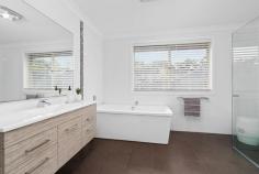  8 Salisbury Dr Terrigal NSW 2260 Set in a peaceful and family-friendly street, this stunning two-storey home is the perfect blend of elegance and everyday function. Boasting six spacious bedrooms, including two private master retreats—each with a walk-in robe and ensuite—this residence is tailor-made for growing families, multi-generational living, or anyone who simply craves more space. With three separate living areas, there’s a zone for every occasion—whether it’s movie nights, quiet relaxation, or entertaining guests. The heart of the home features a bright and modern kitchen complete with ILVE oven, Bosch dishwasher, and loads of bench space, flowing effortlessly into the open-plan living and out to the rear alfresco area. Step outside to your covered entertaining deck with privacy shutters—perfect for hosting gatherings year-round—and enjoy the beautifully maintained saltwater pool, ideal for summer days with family and friends. Inside, you’ll find timber flooring throughout the lower level, brand new plush carpet in all upstairs bedrooms, plantation shutters, ceiling fans in every room, and ducted air-conditioning for year-round comfort. The home also offers electronic roller shutters on the front windows, built-in wardrobes in all bedrooms (excluding the master walk-ins), and LED downlights throughout for a clean, modern finish. Main Features: – Six bedrooms – two master suites with walk-in wardrobes & ensuites. – Four perfectly positioned bathrooms. – Three separate living zones. – Gourmet kitchen with an ILVE oven & Bosch dishwasher. – Freshly sanded timber flooring throughout with brand new carpet upstairs. – Ducted air-conditioning perfect for year-round temperature control. – Built-in wardrobes in all bedrooms (except masters with walk-ins). – Sparkling saltwater swimming pool with landscaped surrounds. – Covered alfresco entertaining area fitted with privacy shutters. – Double lock-up garage & wide driveway with gated side access Ideally positioned in a peaceful, family-friendly pocket just minutes from the vibrant heart of Terrigal Beach. You’ll enjoy easy access to local cafés, restaurants, boutique shopping, and the iconic esplanade, all while being tucked away in a quiet street with a strong community feel. Great schools, sporting facilities, and parks are nearby, and you’re only a short drive to Erina Fair and major transport links.  