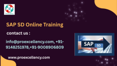  Top SAP SD education company with placement assist in Bangalore , your search ends with  Proexcellency Solutions . As a main call in SAP schooling, Proexcellency offers top notch, hands-on  SAP SD (Sales and Distribution) training  designed to make you enterprise-equipped, along with devoted placement assistance to kickstart your career. SAP SD is a critical functional module inside SAP ERP, used by international agencies to deal with customer orders, transport, billing, and income operations. info@proexcellency.com, +91-9148251978,+91-9008906809 