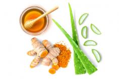  Aloe Vera Turmeric - AmantyaCare AmantyaCare is the best aloe vera turmeric blends the anti-inflammatory properties of turmeric with the calming effects of aloe vera. For a healthier, more vibrant you, this all-natural mixture supports overall wellness, improves digestion, increases immunity, and encourages glowing skin. For more visit us!  