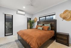  24 Cajuput Crescent Djugun WA 6725 $775,000 Are you dreaming of building the perfect forever home for you and your family? Why wait when we've got it right here waiting for you? Constructed in 2021 and presented near, this stunning 3 bed, 2 bath home is the definition of modern, stylish, low-maintenance living. Perfectly positioned in sought-after Roebuck Estate, with a gorgeous park vista, this is where location meets lifestyle with relaxed, laid-back living within reach of everything Broome has to offer. From the front, the home boasts great street appeal thanks to the beautifully manicured lawn and gardens and feature wood panel fencing. The double carport has room for two vehicles with additional driveway parking and double gated side access to secure rock parking for your boat/caravan/trailer. Inside is simply sublime with spacious flow-through living and dining areas with feature concrete flooring, louvre windows and plenty of natural light. The huge open kitchen is sure to impress with feature hanging lights, white gloss cabinetry, stainless steel appliances, feature tiled splashbacks and wonderful garden views. Other key features include the modern main bathroom with separate shower and bath, European laundry, air-conditioning, ceiling fans, modern downlights, window blinds and more. The home itself boasts 3 big bedrooms, all with built-in robes, air-con and ceiling fans, including the magnificent master retreat with big WIR and modern private ensuite with corner bath. Beautifully crafted both inside and out, the expansive paved undercover alfresco with timber lined ceiling is purpose-built for entertaining, overlooking the fully-shaded below-ground pool and low-maintenance rear yard. There's plenty of lush green grass for the kids and pets to play and a large lock-up shed for all your tools and toys. Located just a 2-minute drive from Chinatown and close to parks, shops, schools and the beach, it's the perfect home to start or raise a family 