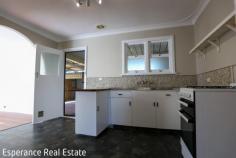  10A Ocean Street Sinclair WA 6450 Exclusively listed, this well maintained 2 bedroom cottage-style home is sweet stepping stone into the property market.. Light-filled and inviting, it offers a relaxed lifestyle with standout features throughout. Inside, you’ll find a welcoming eat-in kitchen and a cosy lounge room showcasing stunning Jarrah flooring. Comfort is assured year-round with two reverse cycle air-conditioners and a built-in wood fire. Step outside to a secure, sun-drenched patio enclosed with glass sliders-perfect for all-season entertaining. The property also includes a 3m x 8m workshop and a separate laundry with a convenient second WC. An expansive driveway provides ample space to accommodate a caravan or boat, while the location is ideal-affordable and within easy reach of local shops and sporting facilities 