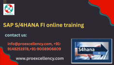  SAP S/4HANA FI online training Top of Bangalore    offered by means of Proexcellency Solutions , one of the pinnacle SAP schooling institutes in Bangalore, is your ideal launchpad. Designed to meet the growing demand for skilled SAP specialists, this direction can provide a entire studying enjoy—from foundational principles to certification readiness—making you activity-ready inside the aggressive ERP landscape. SAP S/4HANA Financial Accounting (FI) is a center module in SAP’s subsequent-generation ERP suite. It permits corporations to manipulate monetary transactions, reporting, and compliance in real-time. As agencies worldwide migrate to SAP S/4HANA , licensed SAP FI consultants are in high call for. info@proexcellency.com 
