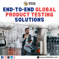  At Inspectra Edge, our product testing services ensure your products meet both regulatory and performance standards before they hit the market. From material analysis to durability checks, we provide comprehensive evaluations to eliminate risks and guarantee safety across global markets. 