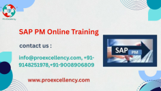  SAP PM S/4HANA Online Course – Top of Bangalore 2025 destiny of company asset management with the SAP PM S/4HANA Online Course – Bangalore’s Top-Ranked Training for 2025 , offered by ProExcellency Solutions . info@proexcellency.com Designed to fulfill the developing demand for professional SAP experts in the S/4HANA environment, this course empowers you with practical talents, actual-time exposure, and comprehensive expertise of the modern SAP Plant Maintenance module on S/4HANA. 
more info you can Approach this email Id get & Discount 
rakshith@proexcellency.com 